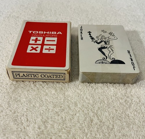 Sealed Toshiba Calculators Custom Playing Cards - Picture 5 of 8