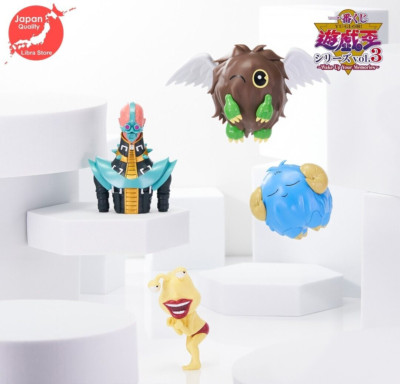 RAR Seltene Yu-Gi-Oh Wake Up Your Memories Kuji Mini Figuren Set Von 4 Aus Japan