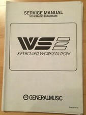 GEM Generalmusic WS2 quadro elettrico Service Manual Schematic Diagrams NUOVO  