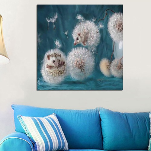 DI-KQ-BL-DIY-5D-Cute-Hedgehog-Dandelions-Full-Diamond-Painting-Wall-Art-Home