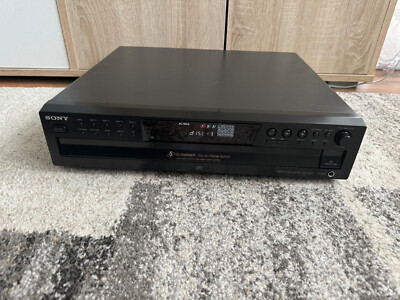 Sony CDP-CE375 CD-Player 5 Fach CD Wechsler Deck *Vintage* *Schwarz*