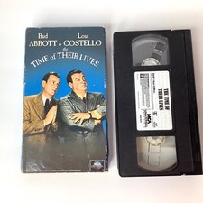Time Of Their Lives Bud Abbott & Lou Costello VHS Tape 1973