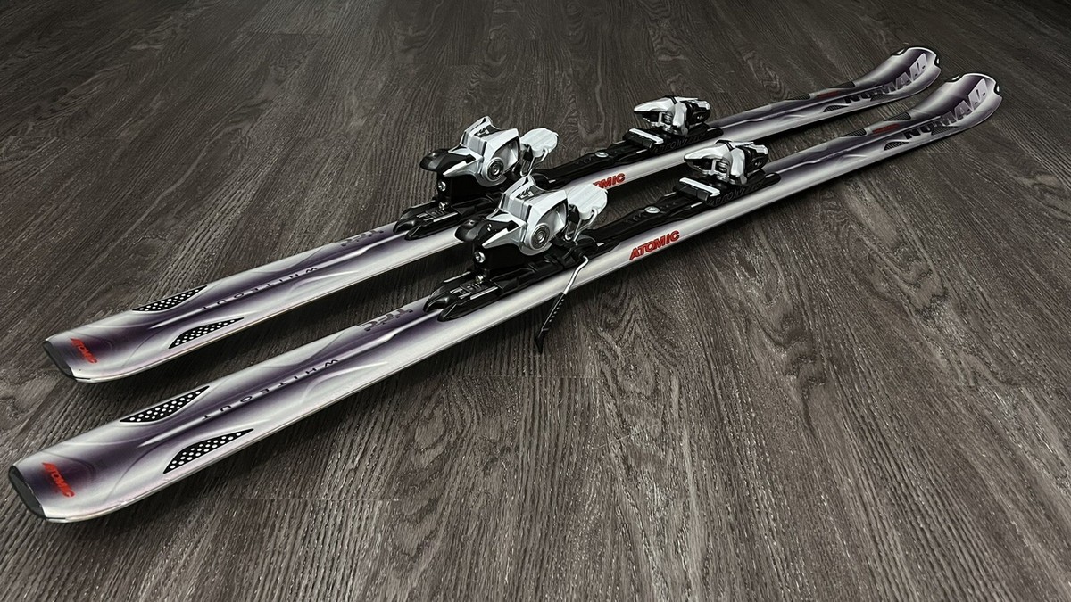 ATOMIC NOMAD WHITEOUT SKY 164 Cm 4Tix 4.12 BINDINGS | eBay
