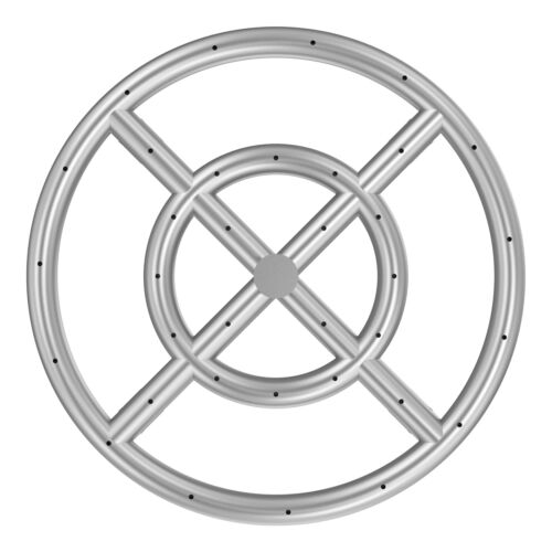 VEVOR 12 inch Round Drop-in Fire Pit Pan Stainless Steel Fire Pit Burner Kit - Picture 12 of 12