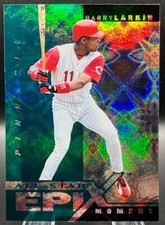 1998 Pinnacle Plus All-Star Epix Moment Barry Larkin NM+ Reds Emerald Holo #E12