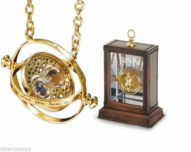 Harry Potter - Pendentif et collier Fixed Time Turner (plaqué or) - Bijoux  - LDLC