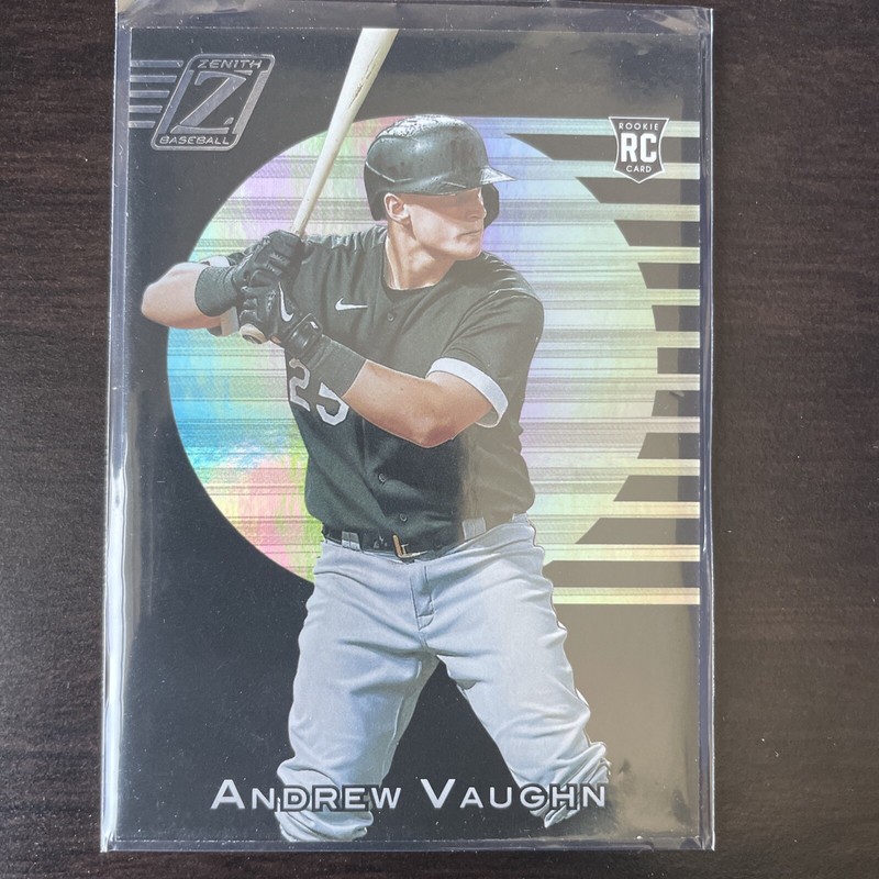 2021 Panini Chronicles Zenith Andrew Vaughn #1 RC Rookie Chicago White Sox 
