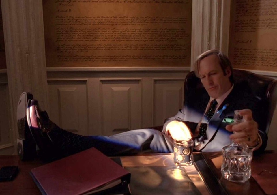 BREAKING BAD Saul Goodman/Bob Odenkirk Whiskey Glass Studio COA (See