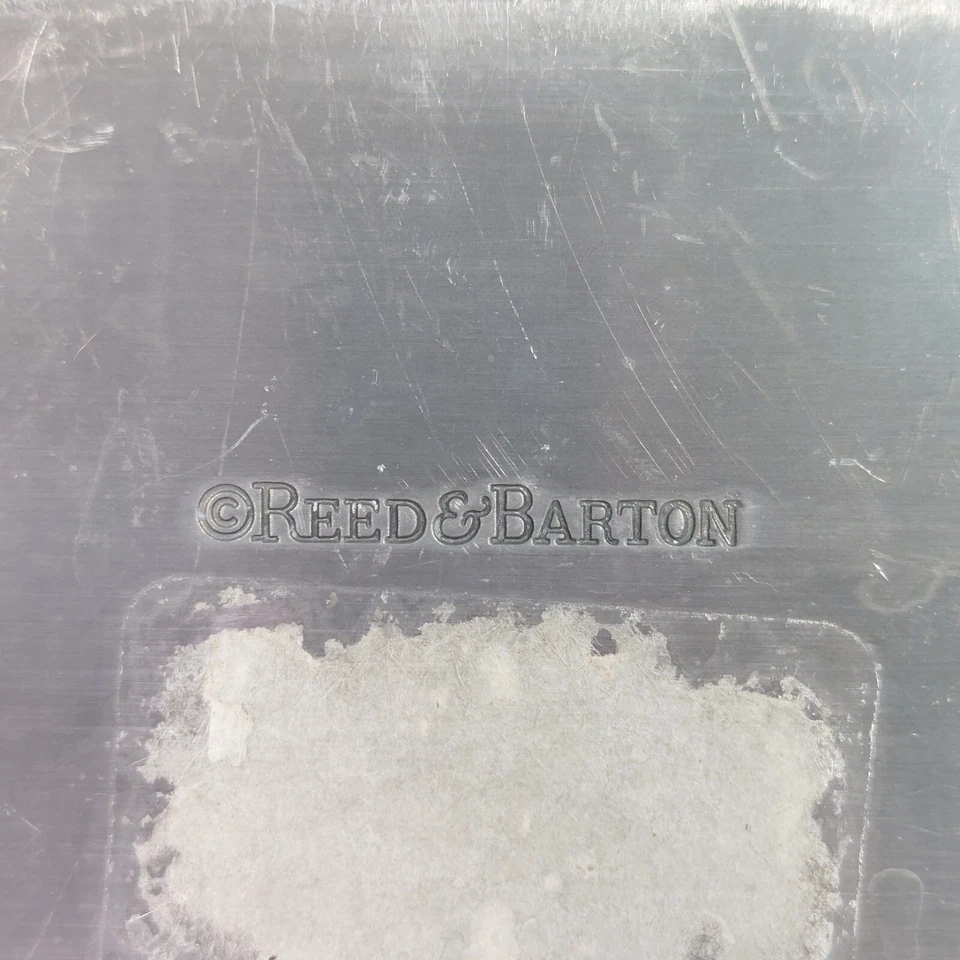 Reed & Barton Bannister Small Aluminum Rectangular Bread Tray? Serving Dish  - Image 3 of 4