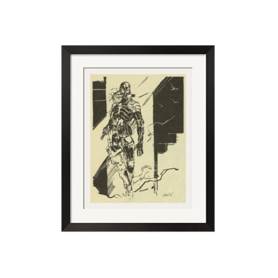 30th anniversary edition ＋ yoji shinkawa 17x22 - Metal Gear Solid x Yoji Shinkawa Skull Suit Raiden