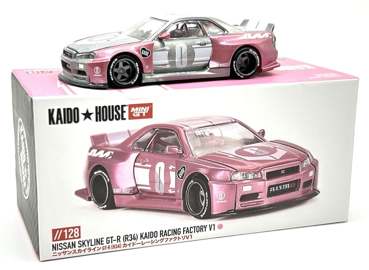 ミニカー KAIDO HOUSE Nissan Skyline R34 Amazon.com: Kaido House Nissan Skyline GT-R (R34) Kaido