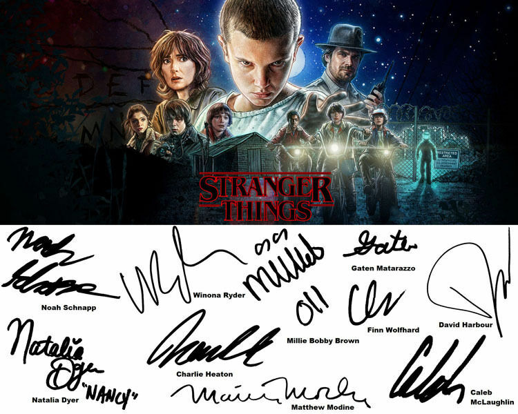 STRANGER THINGS CAST Signed Autograph 8x10 Reprint Photo | eBay