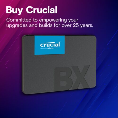 Crucial BX500 500GB SSD SATA III 6Gb/s 2.5" Internal Solid State Drive - Picture 3 of 6