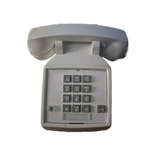 Vintage Cortelco ITT GTE Push Button Telephone Beige 250044-27F