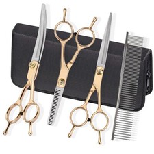 Dog Grooming Kit - Hair Scissors Thinning Shears Set for Dogs  Cats