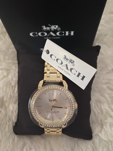 coach rhinestone watch