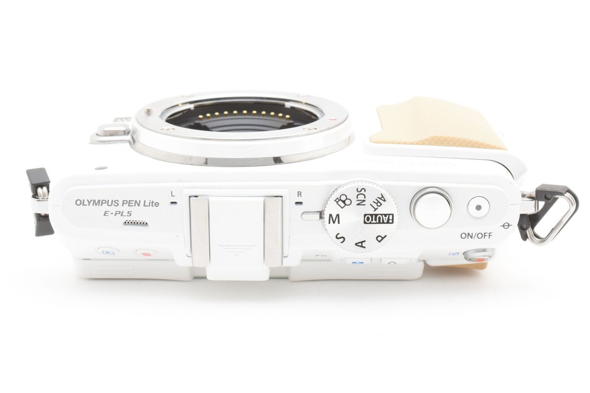 【C6616】e-pl5 + OLYMPUS M.ZUIKO DIGITAL Olympus PEN E-PL5 16.1MP Digital SLR Camera - White (Kit w