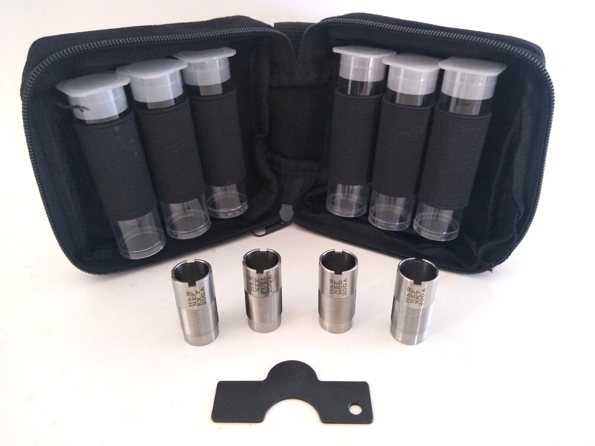 MOSSBERG 500 20 GAUGE 4 CHOKE TUBE SET & WRENCH & WINCHESTER CASE