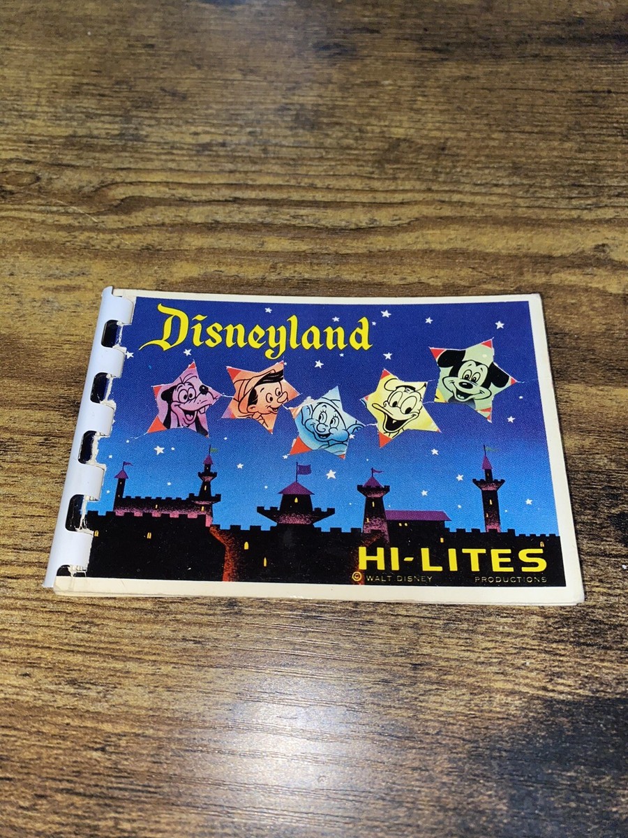 ヴィンテージディズニー・洋書 Vintage Disneyland Hi-Lites Walt Disney Mini Book | eBay