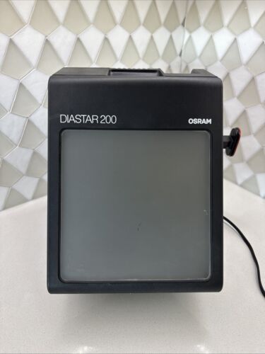 Tested working DIASTAR 200 OSRAM 35mm SLIDE Picture VIEWER Magnifier LIGHT BOX