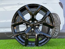 4 x 20 Inch 5x120 Volkswagen T6/T7 Style Black Wheels: Fits For Amarok Touareg