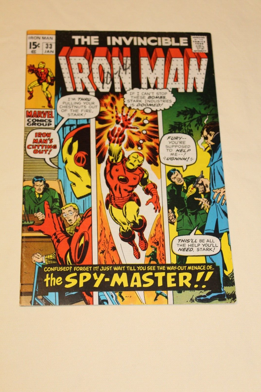 THE INVINCIBLE IRON MAN  Vo l. 1,  No 33,  January  1971, Marvel Comic Group
