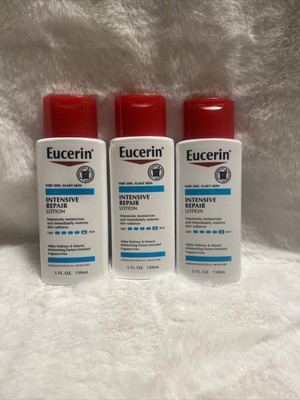 3 PACK Eucerin Intensive Repair Body Lotion, 5 fl Oz