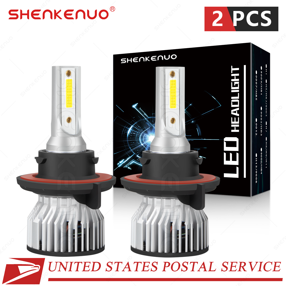 H13 LED Headlight Bulbs For Dodge Ram 1500 2500 3500 2006-2012 Hi/Lo Beam Kit 2X
