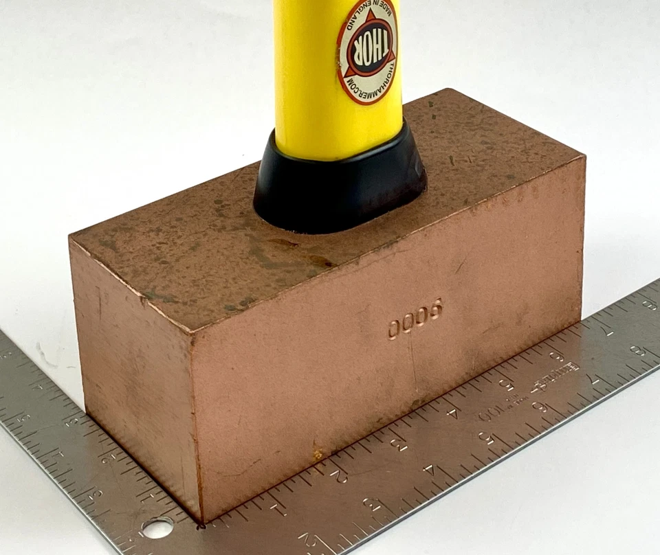 Mazo cuadrado de cobre macizo Thor Hammer 24-572900FG Foto 3 de 4