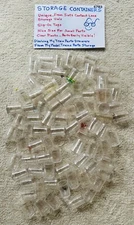 STORAGE CONTAINERS- CLEAR ROUND CONTAINER with SLIP ON TOP