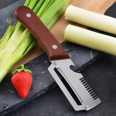Wooden Multi Functional Vegetable Peeler for Kitchen Veggie Fruit Carrot Orange