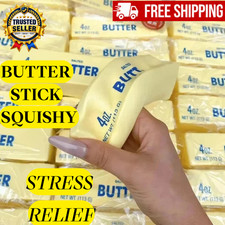 1pc Butter Stick Squishy Fidget Toy Soft Stress Relief ADHD Anxiety Squeeze
