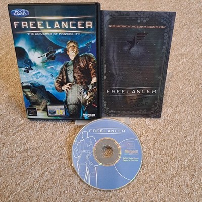 Freelancer PC CD-ROM Videospiel Space Sim Open World Multiplayer