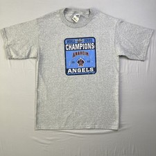 Vintage Y2K Lee Sport Anaheim Angels T Shirt Medium 2002 World Series Champions