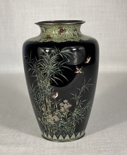 景泰蓝古董原始1850-1899 年日本花瓶| eBay
