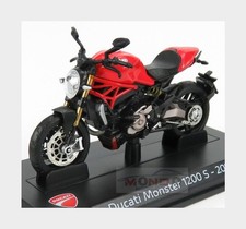 1:24 Edicola Ducati Monster 1200S 2014 Red Black AHDUC003 Model