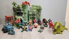 Vintage Lot He-man Castle Grayskull Playset wt Action Figures & Accessories Used