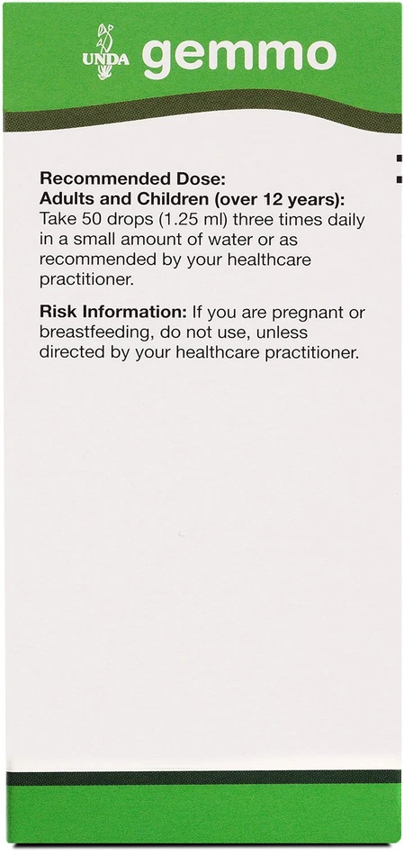 Extracto de brote de roble UNDA Gemmo Therapy Quercus Pedunculata 4,2 fl oz 125 ml Foto 3 de 4