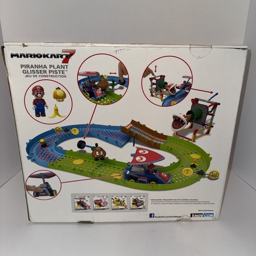 K’Nex Mario Kart Wii Piranha Plant Slide Track Building Set New Open Box - Picture 2 of 10