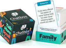 200 Conversation Starter Cards - Family Games for Kids and Adults - Fun Travel G