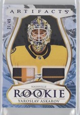 2023-24 Upper Deck Artifacts Rookies Purple Material 21/49 Yaroslav Askarov 0i7t