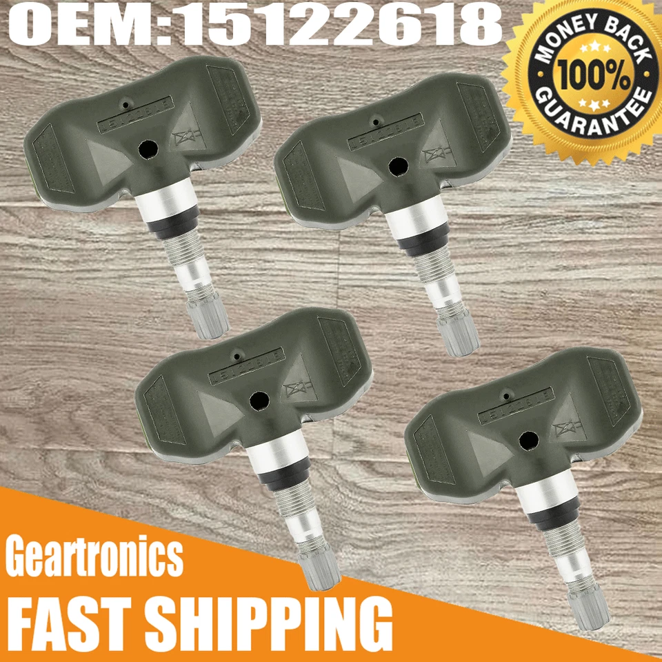 4 PIEZAS SENSOR TPMS 15122618 PARA CHEVY COLORADO GMC CANYON HUMMER H3 H3T Foto 2 de 4