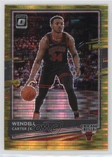 2020-21 Panini Donruss Optic Gold Pulsar Prizm 7/10 Wendell Carter Jr #34 v1y