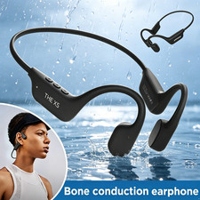 MPOW Wireless Earphones Bone Conduction Bluetooth Open Ear Headphones Mic Sports