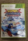 Sonic & All-Stars Racing Transformed (Microsoft Xbox 360) TESTED EXCELLENT