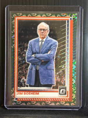 Jim Boeheim 2025-26 Donruss Optic Dragon Scale Prizm Syracuse Coach CASE HIT
