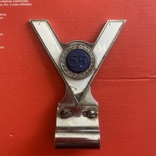 VETERAN MOTORIST ASSOCIATION VM 55 YEAR CAR BADGE EMBLEM INSIGNIA WITH HOLDER 