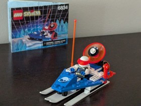 Vintage (1993) LEGO Space Ice Planet 2002 set 6834 Celestial Sled - RARE