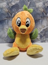 Disney Parks Orange Bird Plush Stuffed Toy Green Wings Yellow Feet