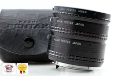 [Top MIint w/Case] Pentax Auto Extension Tube Ring A 1 2 3 Set for K From JAPAN